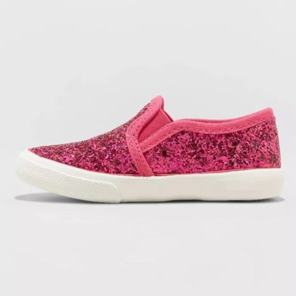 Toddler Girls' Madigan Twin Gore Glitter Shoe - Picture 2 of 3